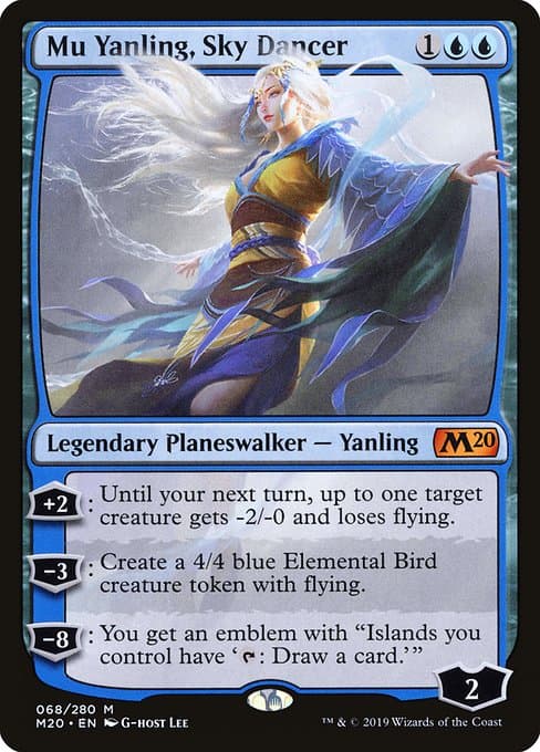 Mu Yanling, Sky Dancer from Core Set 2020 (Mythic)