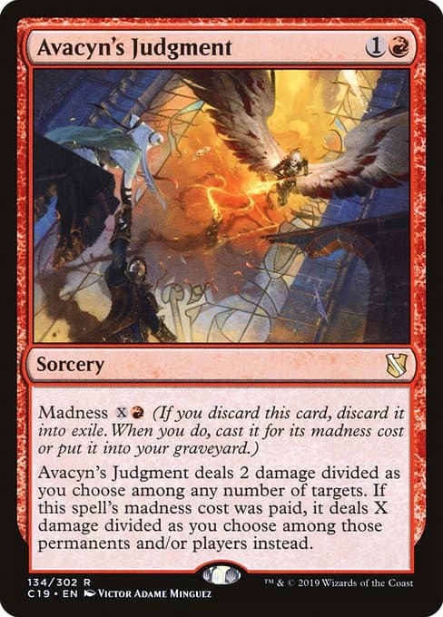 Avacyn's Judgment from Commander 2019 (Rare)