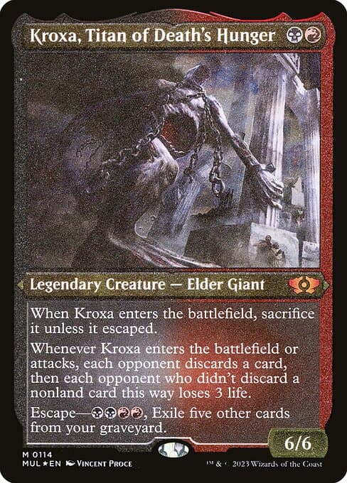 Kroxa, Titan of Death's Hunger from Multiverse Legends (Mythic)