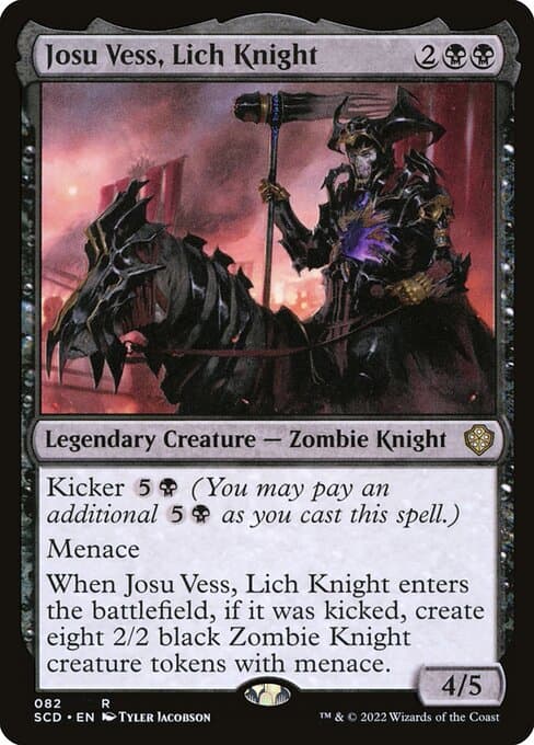 Josu Vess, Lich Knight from Starter Commander Decks (Rare)