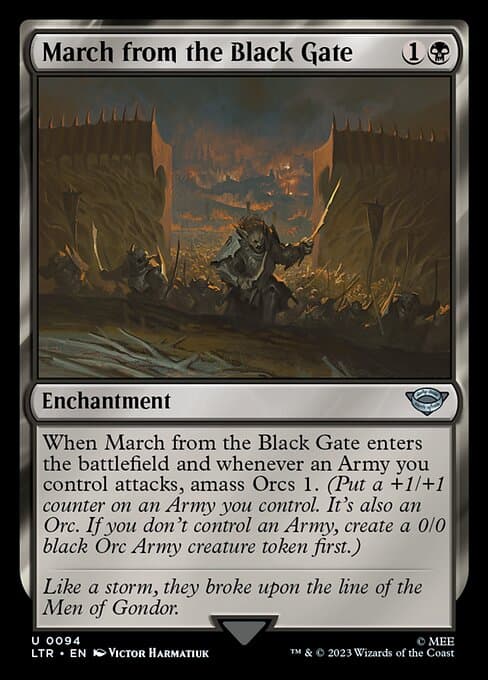 March from the Black Gate (Uncommon)