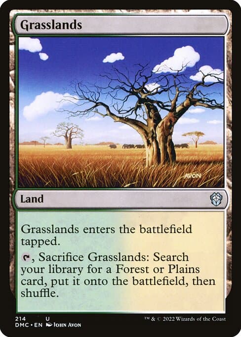 Grasslands from Dominaria United Commander (Uncommon)