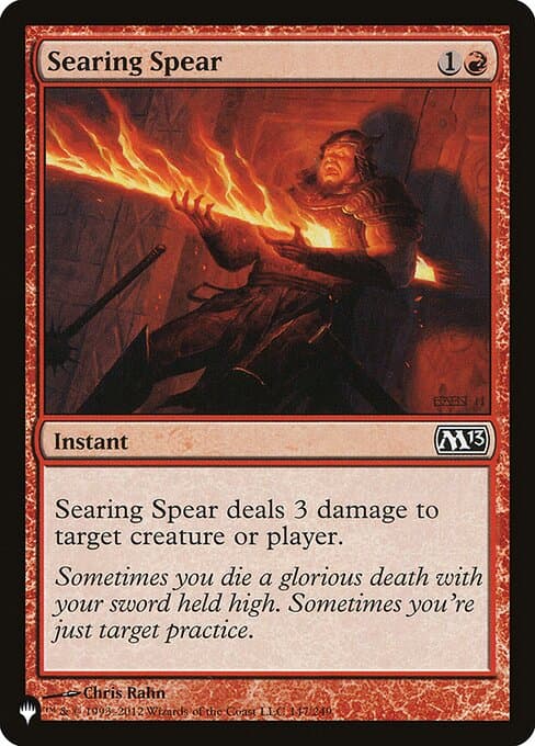 Searing Spear from The List (Common)