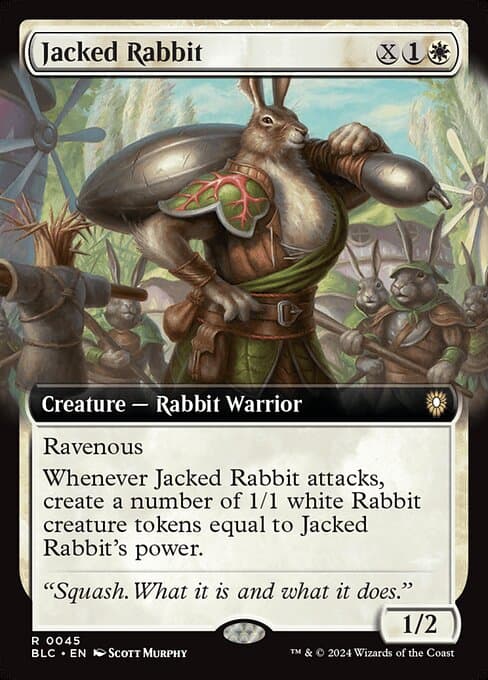 Jacked Rabbit from Bloomburrow Commander (Rare)
