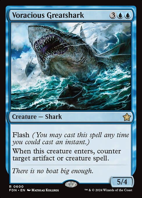 Voracious Greatshark from Foundations (Rare)