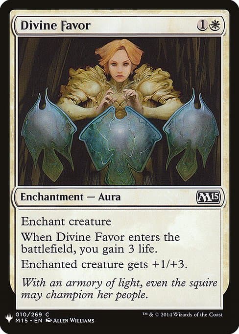 Divine Favor from The List (Common)