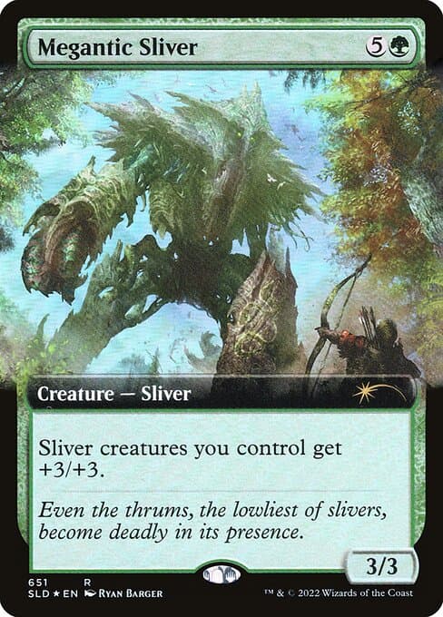 Megantic Sliver from Secret Lair Drop (Rare)