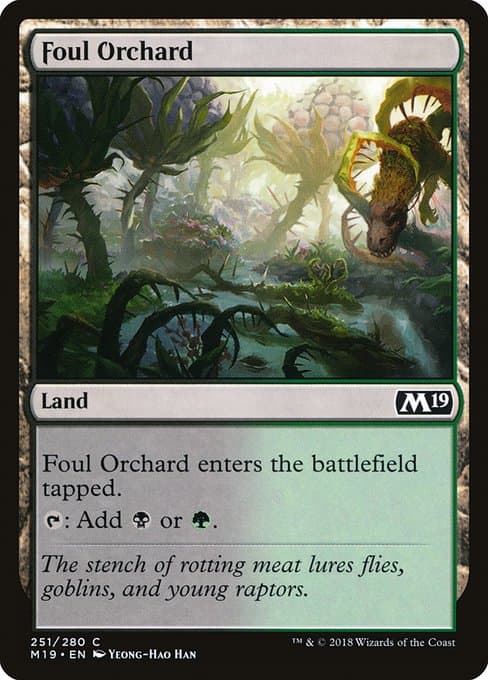 Foul Orchard from Core Set 2019 (Common)