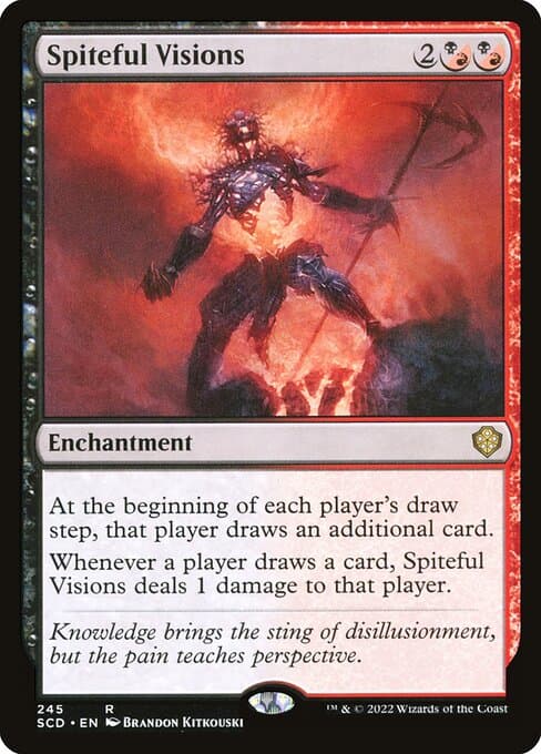 Spiteful Visions from Starter Commander Decks (Rare)