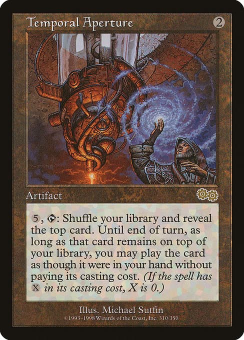 Temporal Aperture from Urza's Saga (Rare)