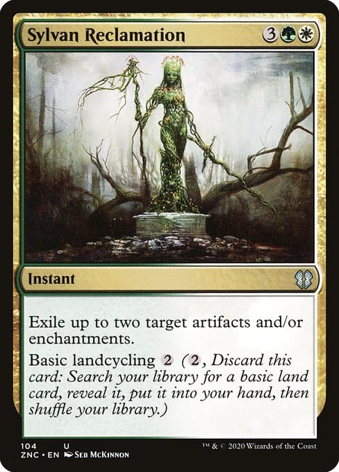 Sylvan Reclamation from Zendikar Rising Commander (Uncommon)