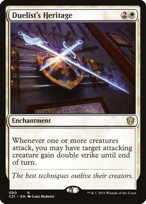 Duelist's Heritage from Commander 2021 (Rare)