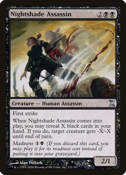 Nightshade Assassin from Time Spiral (Uncommon)