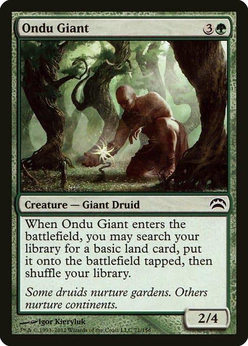 Ondu Giant from Planechase 2012 (Common)
