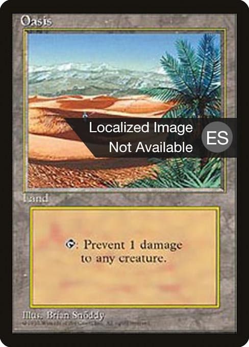 Oasis from Fourth Edition Foreign Black Border (Uncommon)
