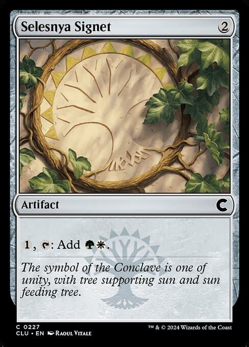 Selesnya Signet from Ravnica: Clue Edition (Common)