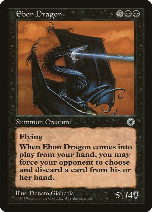 Ebon Dragon from Portal (Rare)