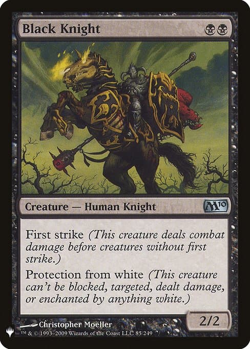 Black Knight from The List (Uncommon)