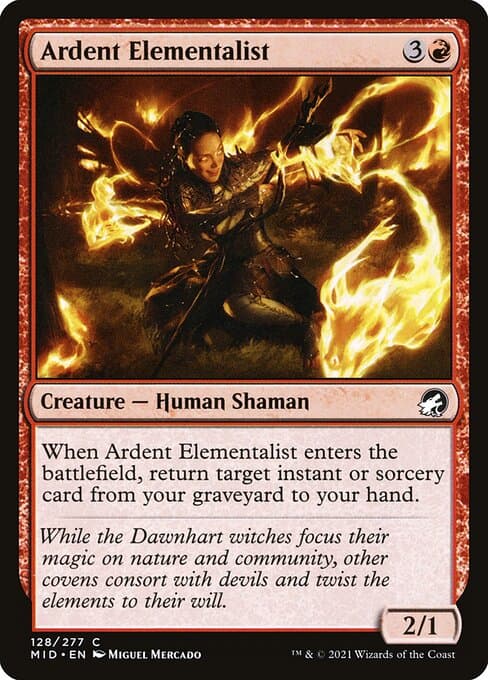 Ardent Elementalist from Innistrad: Midnight Hunt (Common)