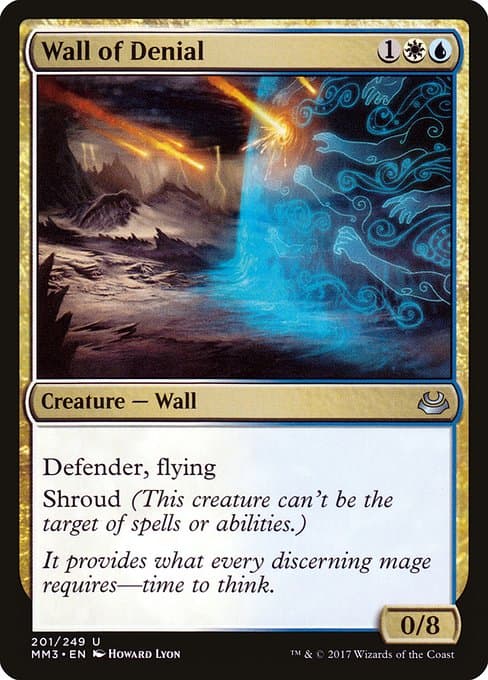 Wall of Denial from Modern Masters 2017 (Uncommon)