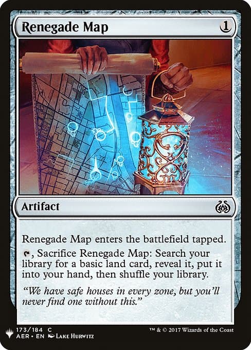 Renegade Map from The List (Common)