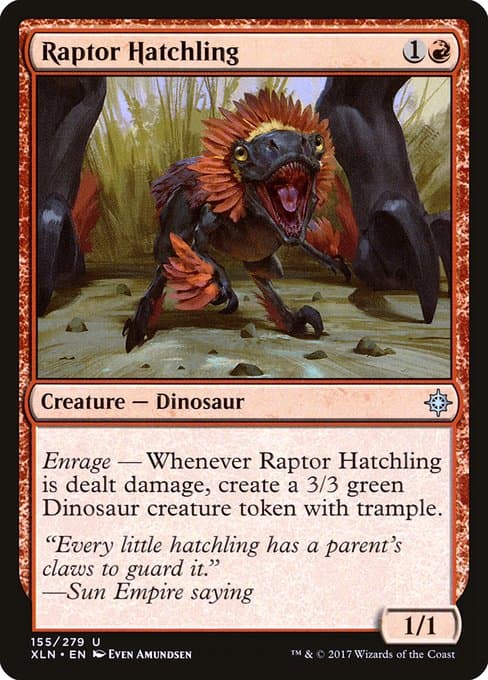 Raptor Hatchling from Ixalan (Uncommon)