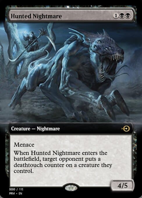 Hunted Nightmare from Magic Online Promos (Rare)