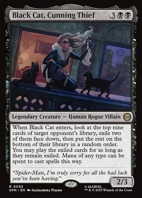 Black Cat, Cunning Thief (Rare)