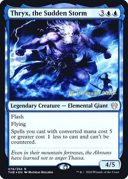 Thryx, the Sudden Storm from Theros Beyond Death Promos (Rare)