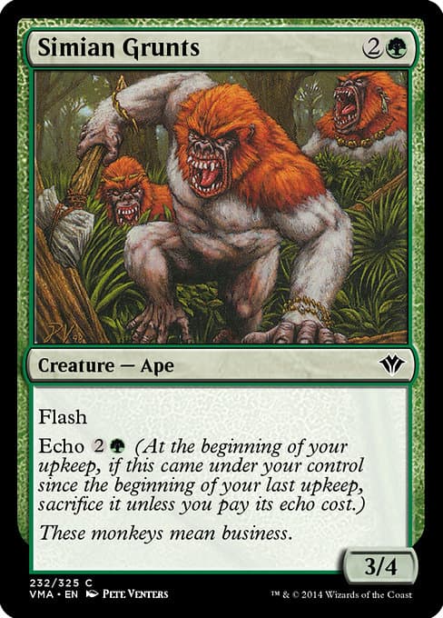 Simian Grunts from Vintage Masters (Common)