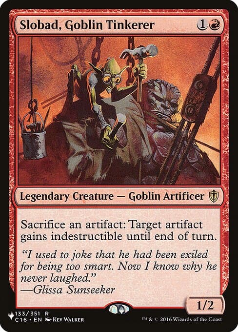 Slobad, Goblin Tinkerer from The List (Rare)