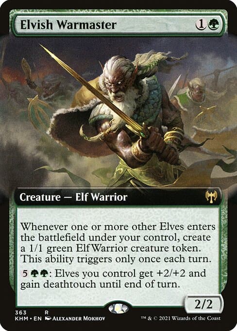 Elvish Warmaster from Kaldheim (Rare)