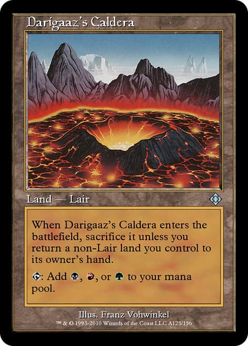Darigaaz's Caldera from Magic Online Theme Decks (Uncommon)