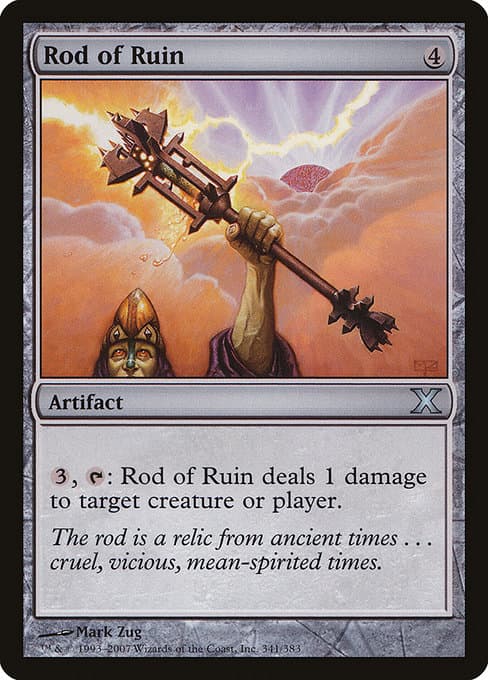 Rod of Ruin from Tenth Edition (Uncommon)