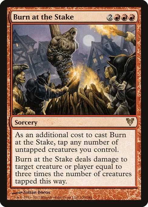 Burn at the Stake (Rare)