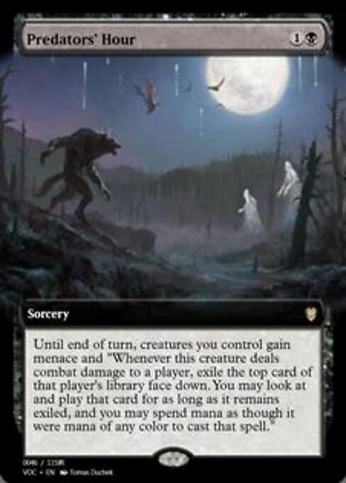 Predators' Hour from Magic Online Promos (Rare)