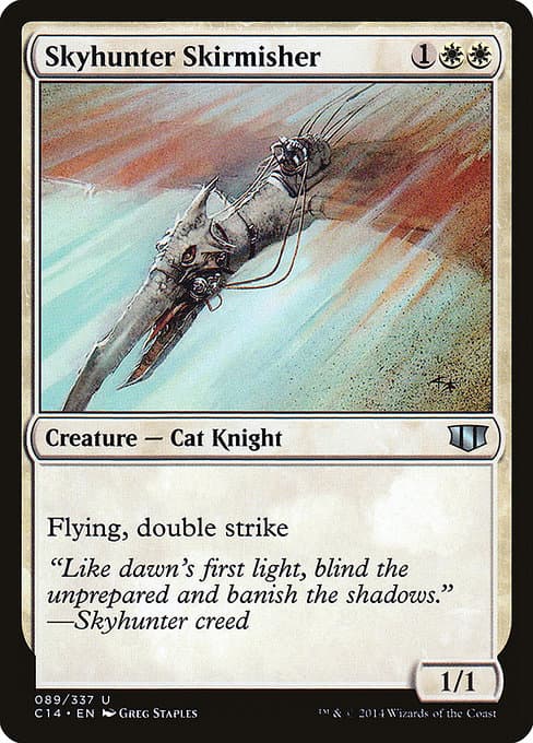 Skyhunter Skirmisher from Commander 2014 (Uncommon)
