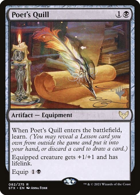 Poet's Quill from Strixhaven: School of Mages Promos (Rare)