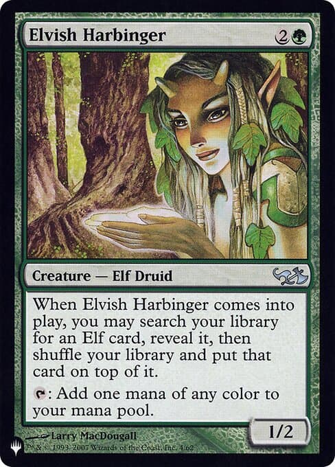 Elvish Harbinger from The List (Uncommon)