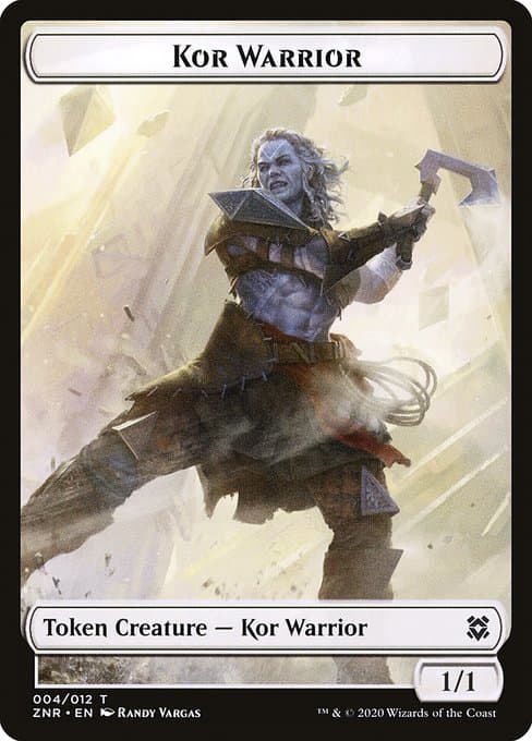 Kor Warrior from Zendikar Rising Tokens (Common)