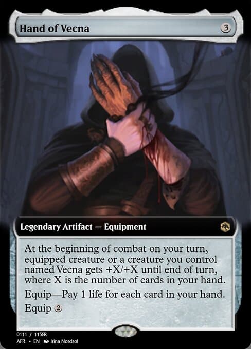 Hand of Vecna from Magic Online Promos (Rare)