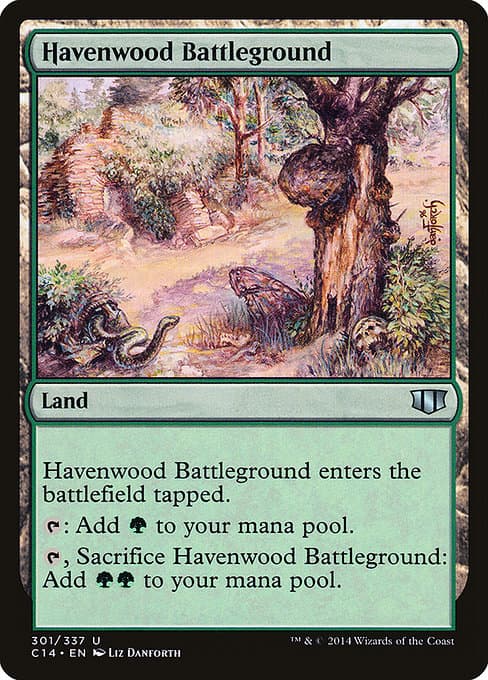 Havenwood Battleground from Commander 2014 (Uncommon)