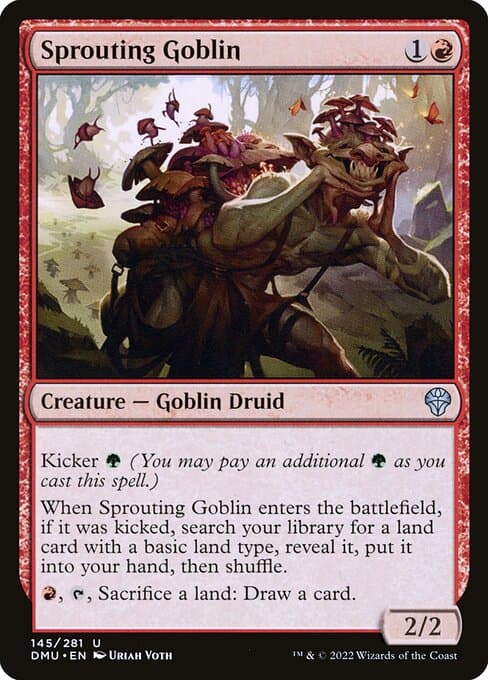 Sprouting Goblin from Dominaria United (Uncommon)