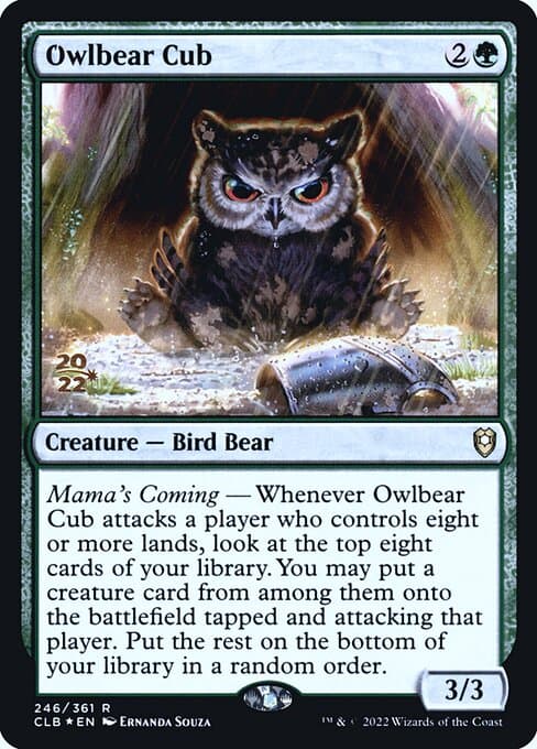 Owlbear Cub from Battle for Baldur's Gate Promos (Rare)