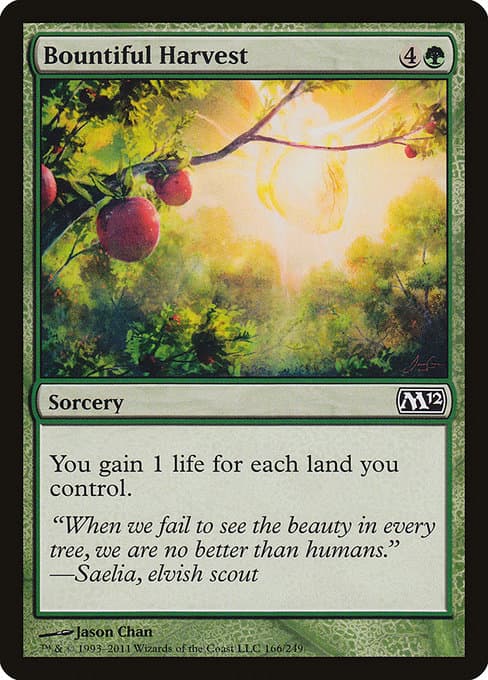 Bountiful Harvest from Magic 2012 (Common)