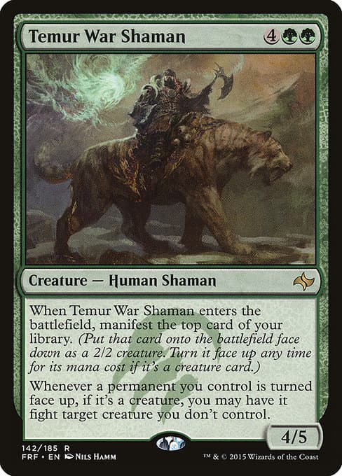Temur War Shaman from Fate Reforged (Rare)