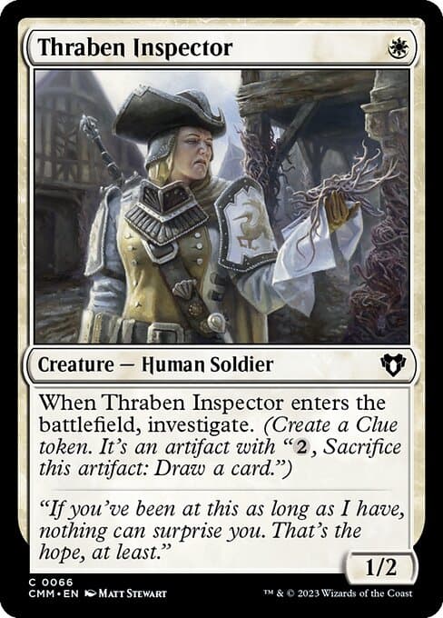 Thraben Inspector from Commander Masters (Common)