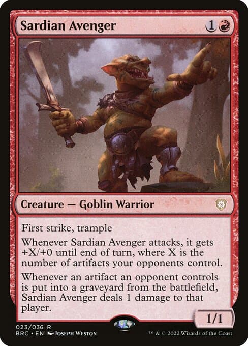 Sardian Avenger (Rare)