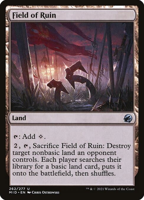 Field of Ruin from Innistrad: Midnight Hunt (Uncommon)