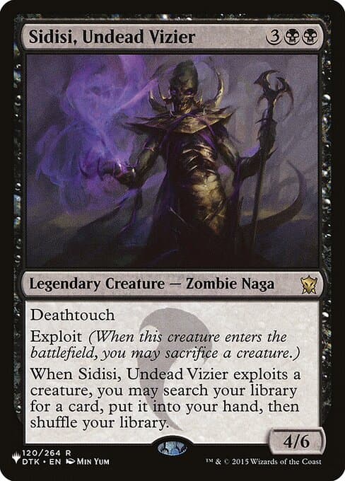Sidisi, Undead Vizier from The List (Rare)